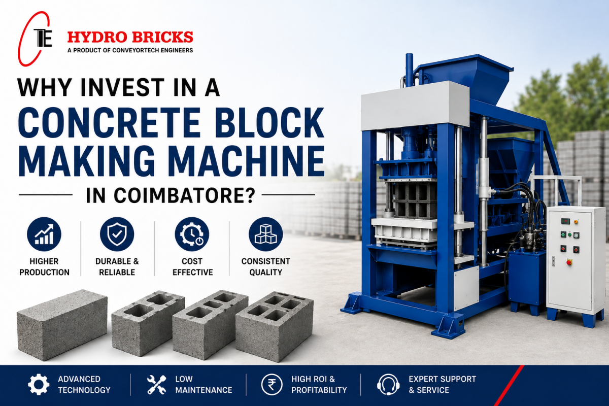 Concrete Block Making Machine in Coimbatore for efficient block production